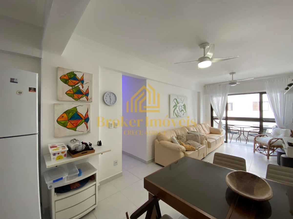 Apartamento com vista para o mar, condomínio pé na Areia Hawai Vivendas na Martim de Sá