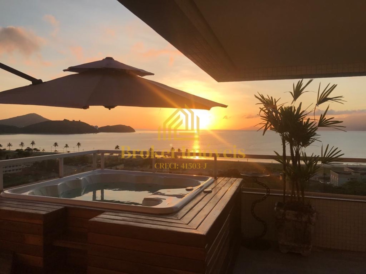 Cobertura duplex com vista panorâmica em caraguatatuba alto 