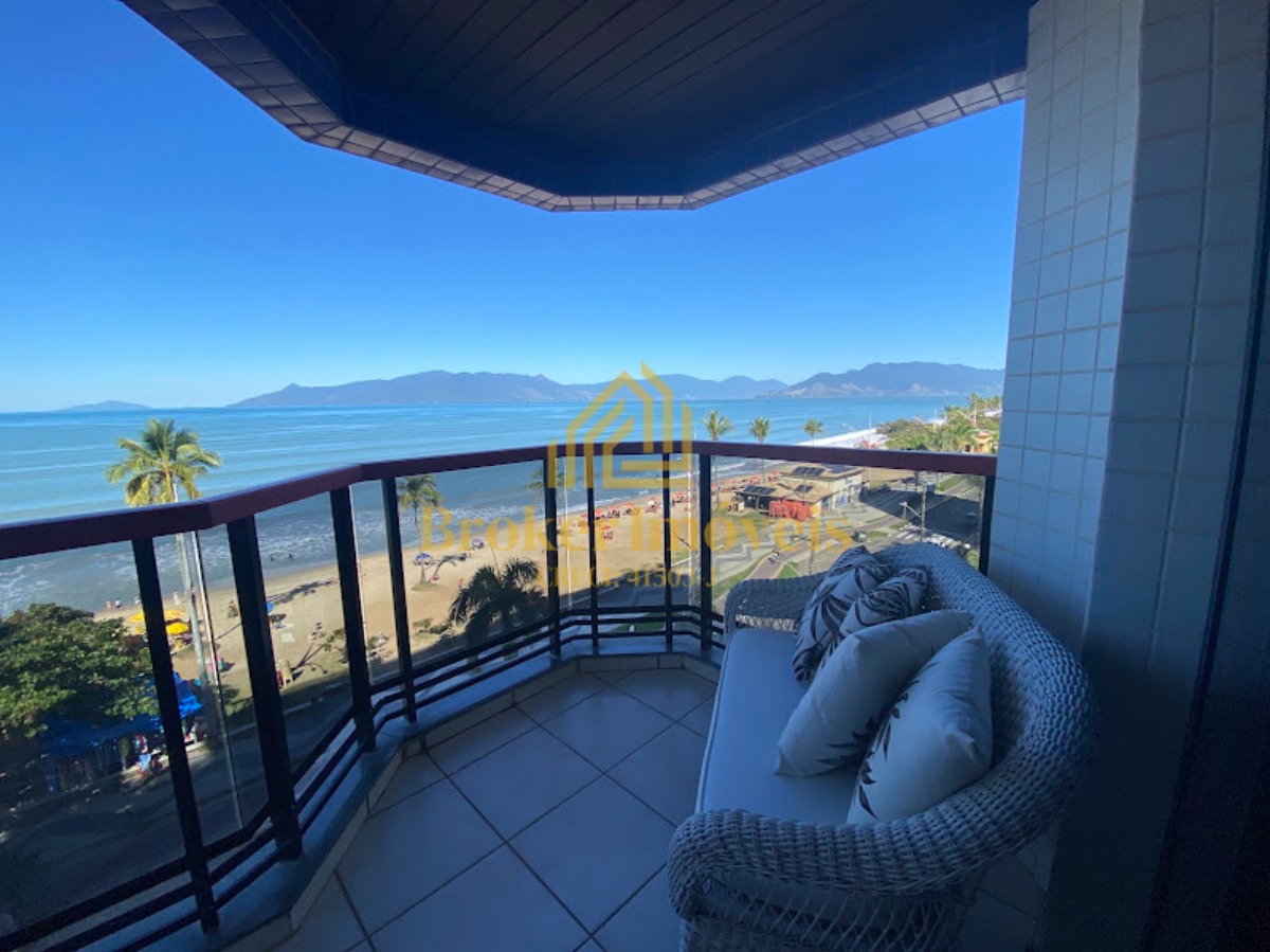Apartamento Frente ao Mar pé na areia na Praia Martim de Sá com vista de tirar o fôlego