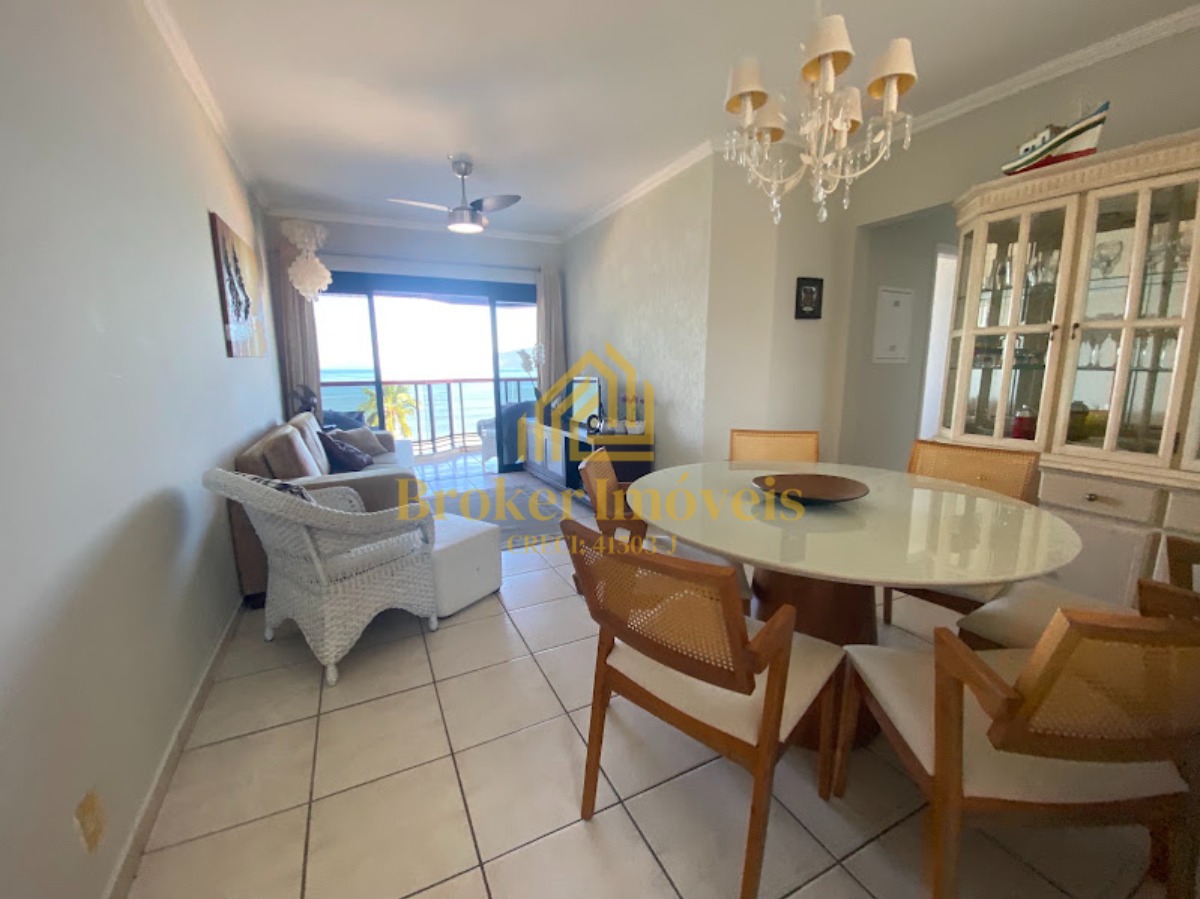 Apartamento Frente ao Mar pé na areia na Praia Martim de Sá com vista de tirar o fôlego