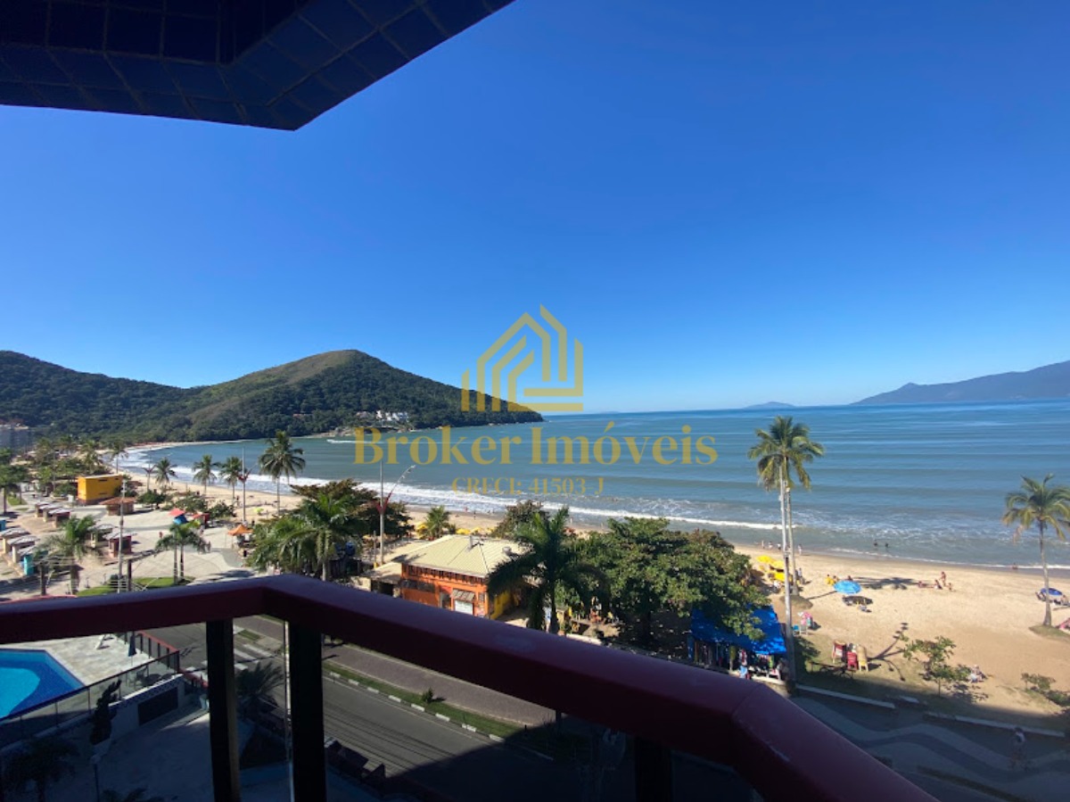 Apartamento Frente ao Mar pé na areia na Praia Martim de Sá com vista de tirar o fôlego