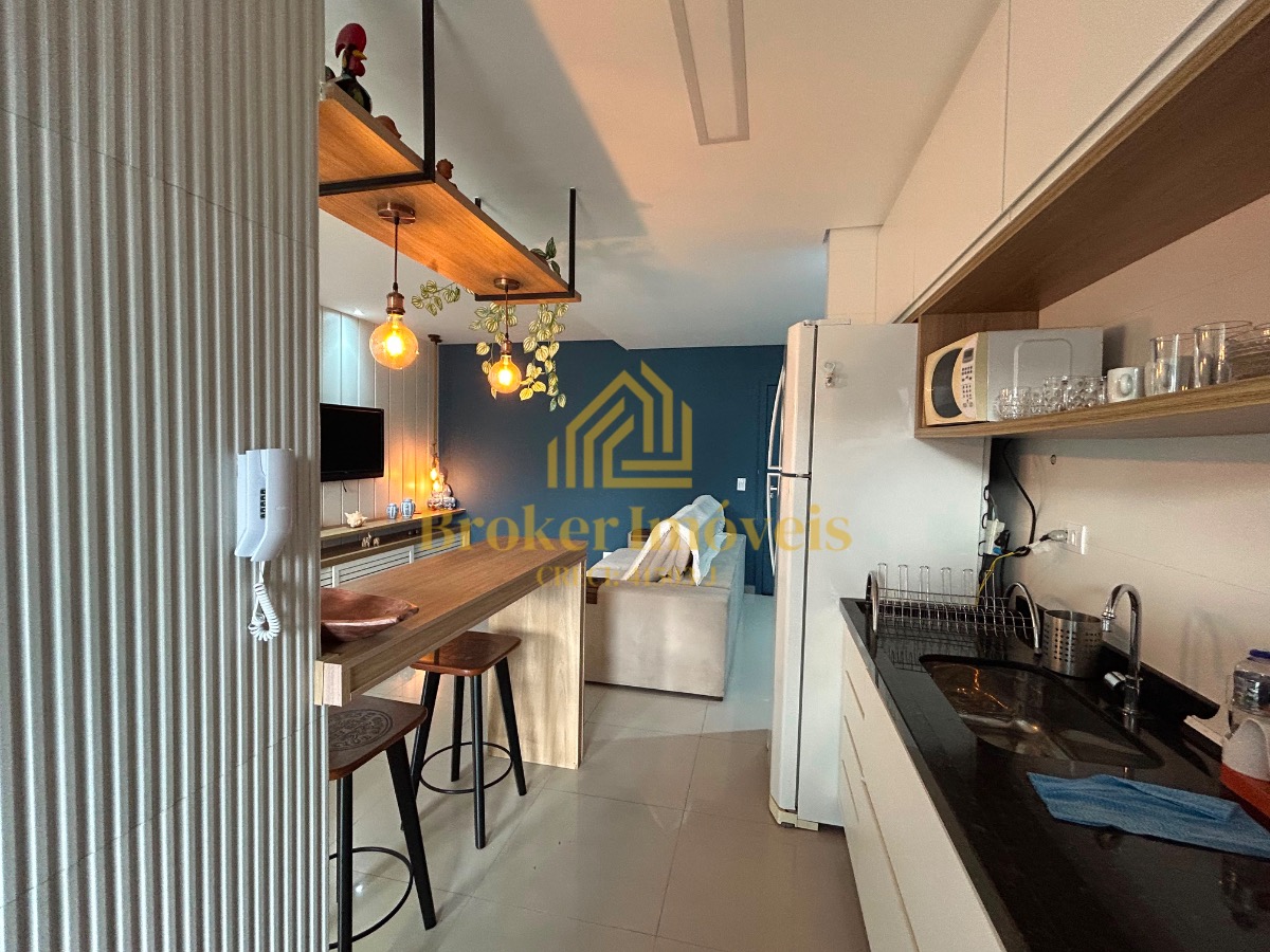 Lindíssimo Apartamento mobiliado equipado com vista para o Mar no edifício navegantes Sumaré - locação