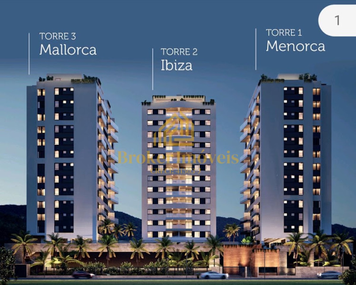 Oportunidade de Apartamento novo no Residencial Islas Baleares Martim de Sá a 400 metros da praia