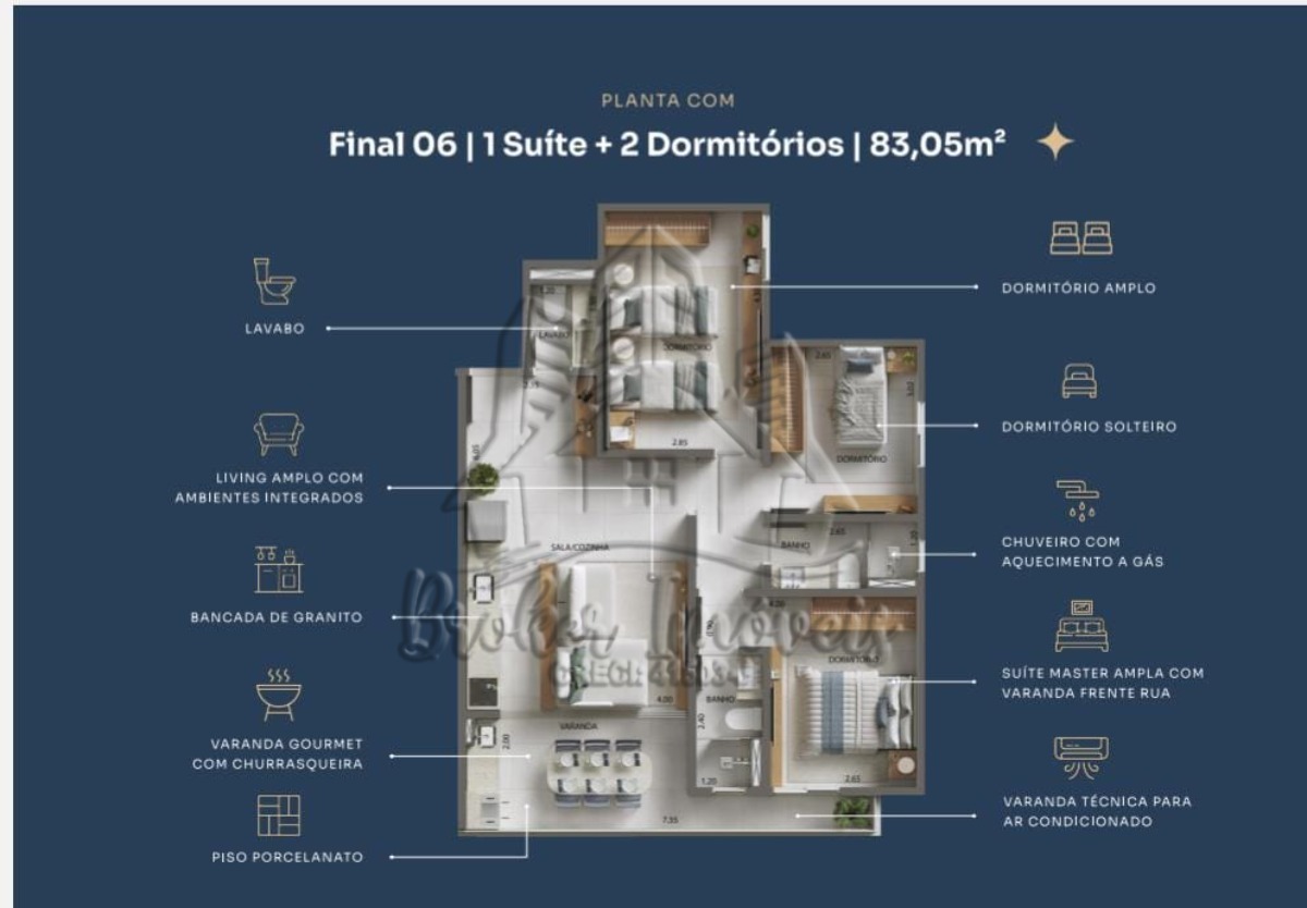 Splendor- apartamentos com 01, 02 u 03 dormitórios no splend