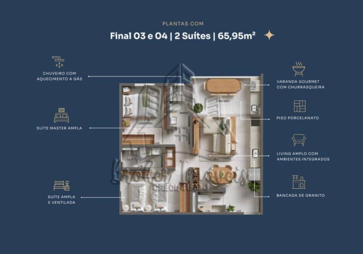 Splendor- apartamentos com 01, 02 u 03 dormitórios no splend