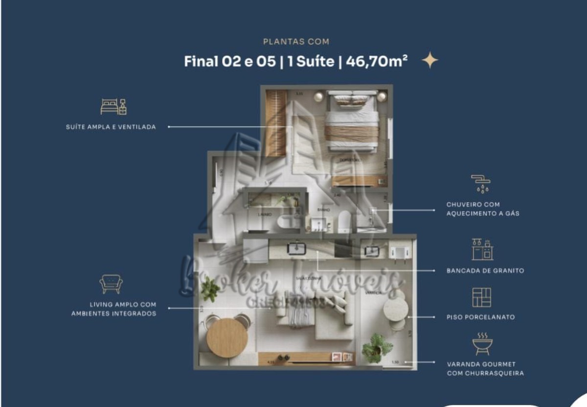 Splendor- apartamentos com 01, 02 u 03 dormitórios no splend